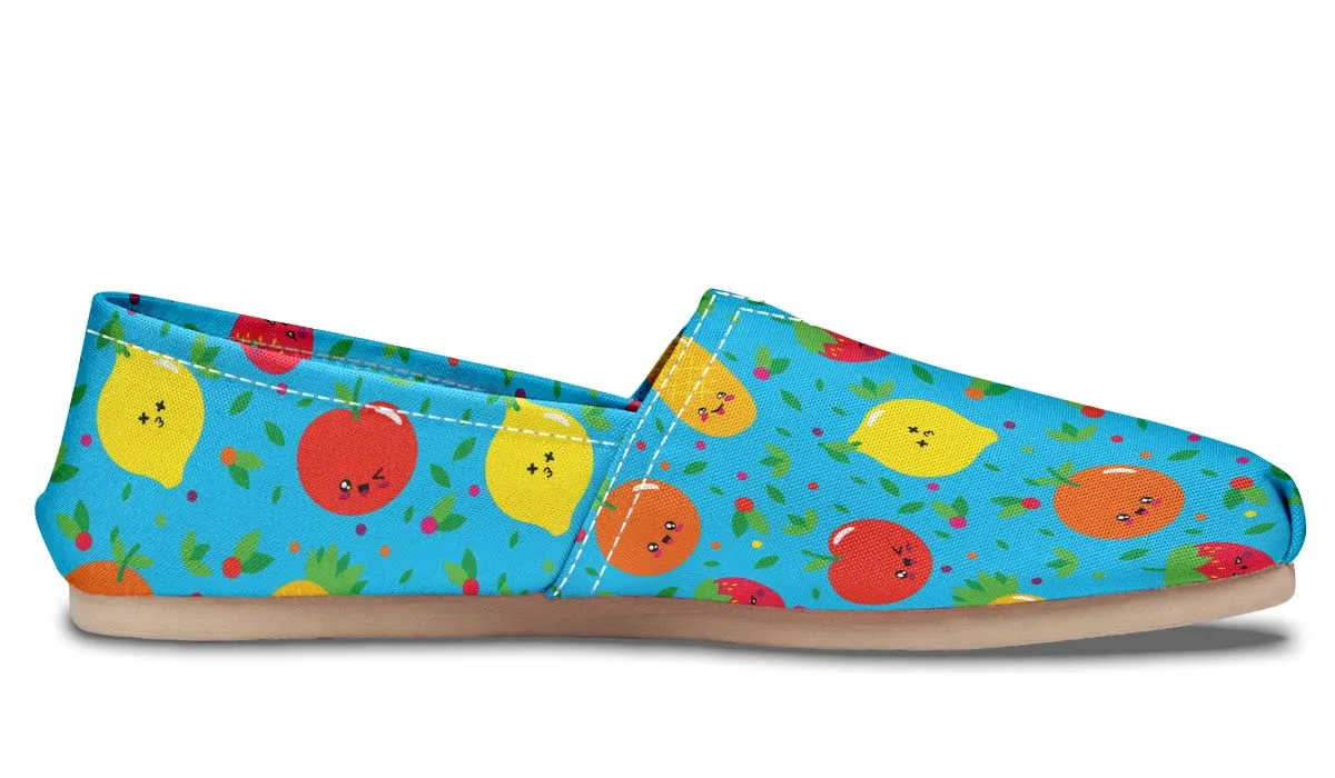 Adorable Fruit Pattern Casual Shoes