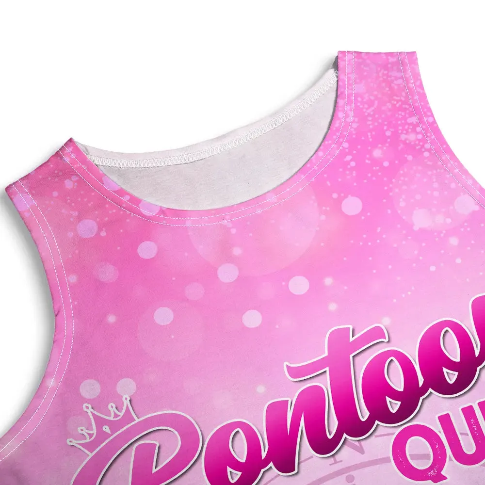 Boating Pontoon Queen - Personalized Sleeveless Tank Dress