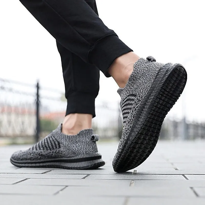 Casual Walking Shoes. Breathable, Slip-on, Wear-resistant Men's Loafers - Lightweight Sneakers