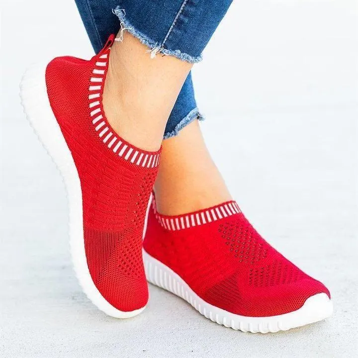 Cilool Mesh Women Casual Slip On Shoes