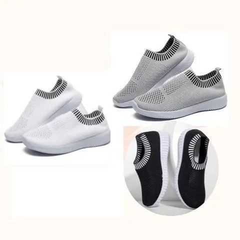 Cilool Mesh Women Casual Slip On Shoes