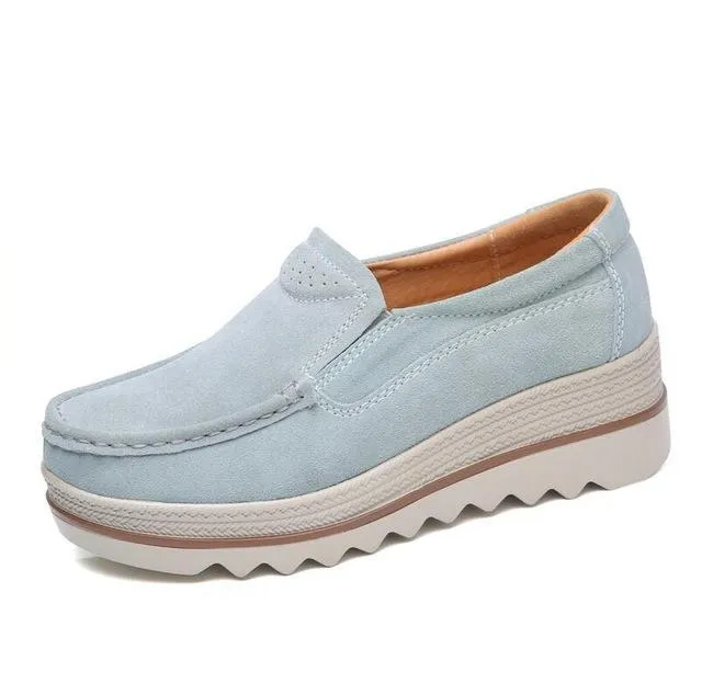 Comfy Slip-On Platform Shoes