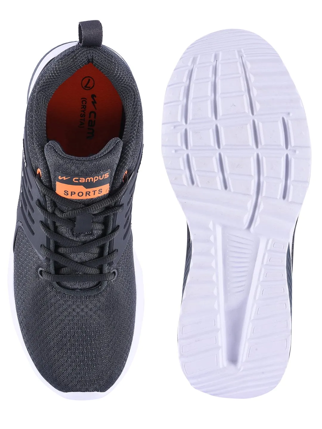 CRYSTA Pro Grey Men's Running Shoes