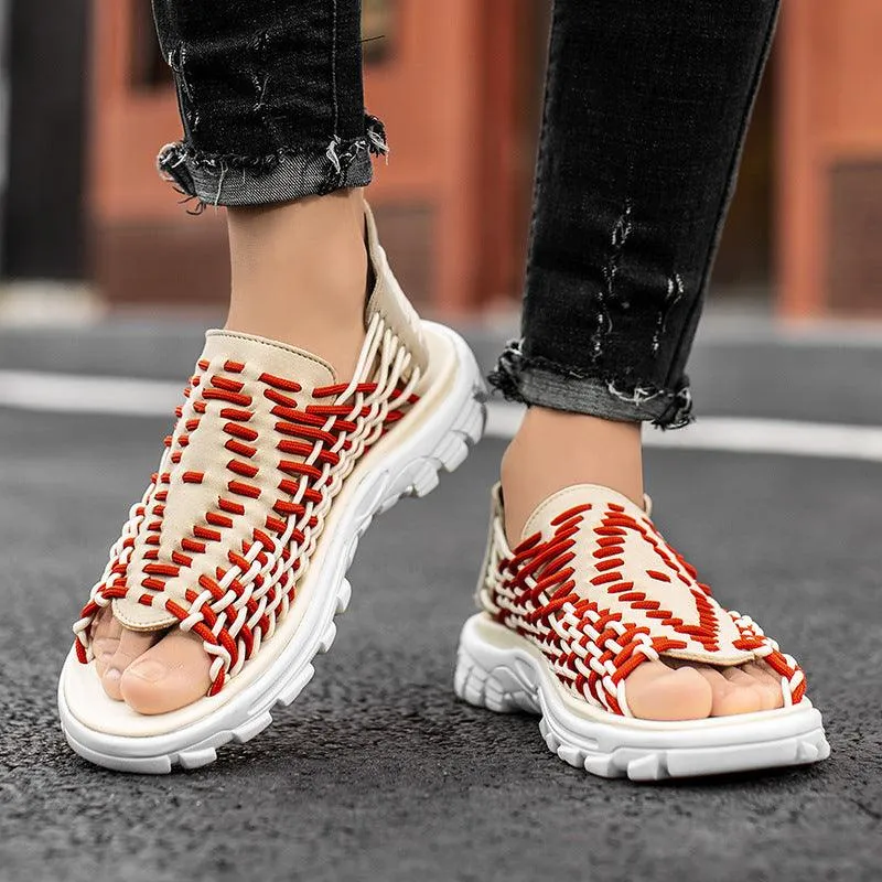 Ethnic Woven Summer Sandals