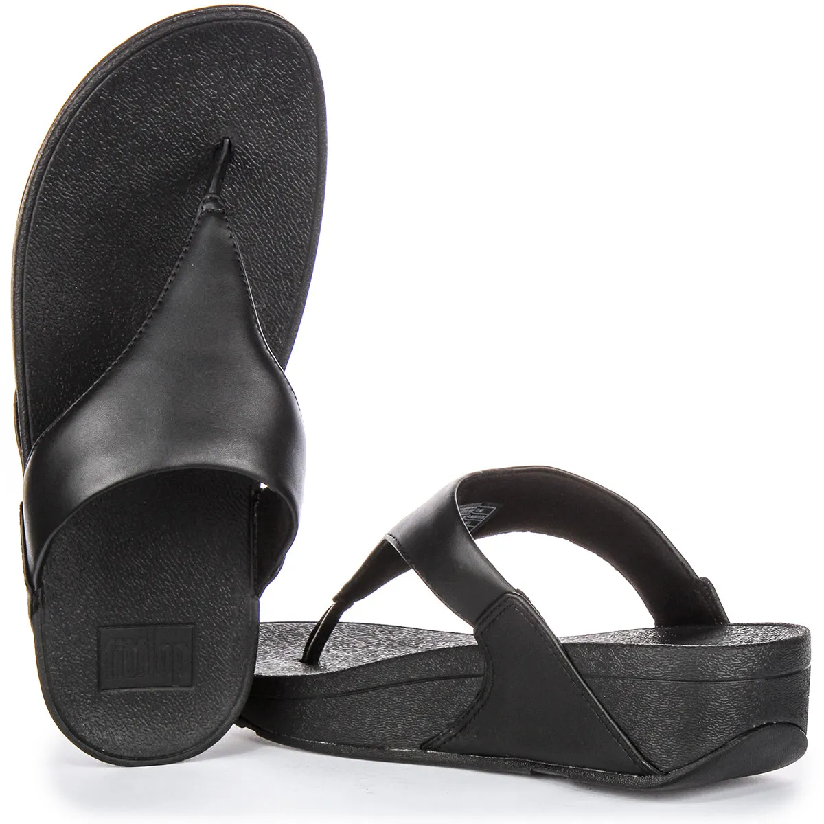 Fitflop Lulu Leather In Black For Women