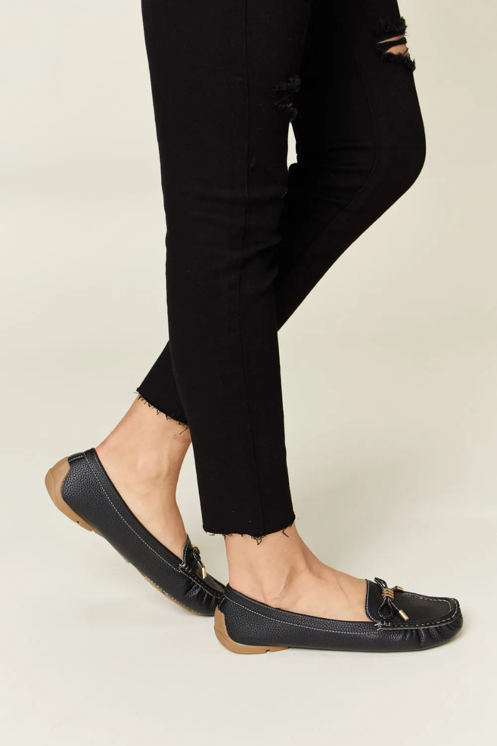 Forever Link Slip On Bow Flats Loafers