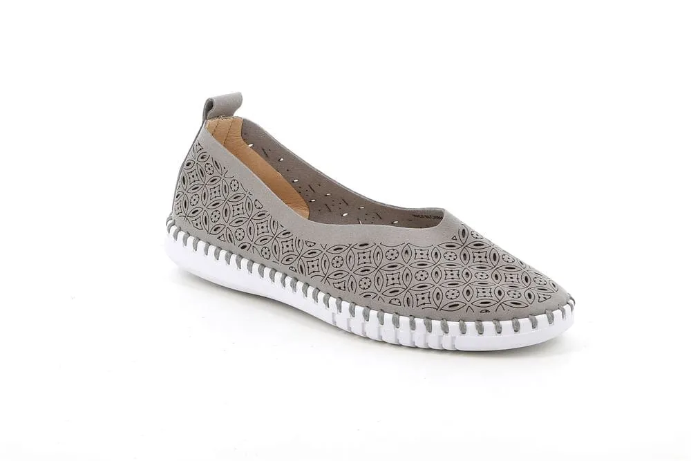 Grunland Women's Sayo Slip-On Shoes- Perla