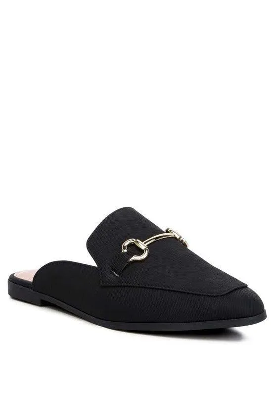 Horsebit Slip On Mules Shoes