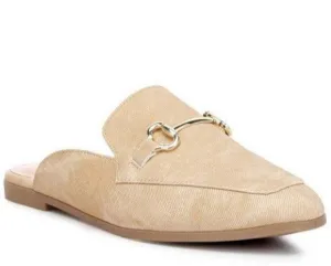 Horsebit Slip On Mules Shoes