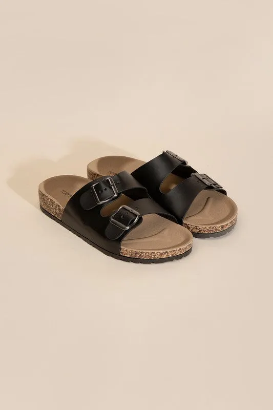 Huxley Buckle Strap Slides