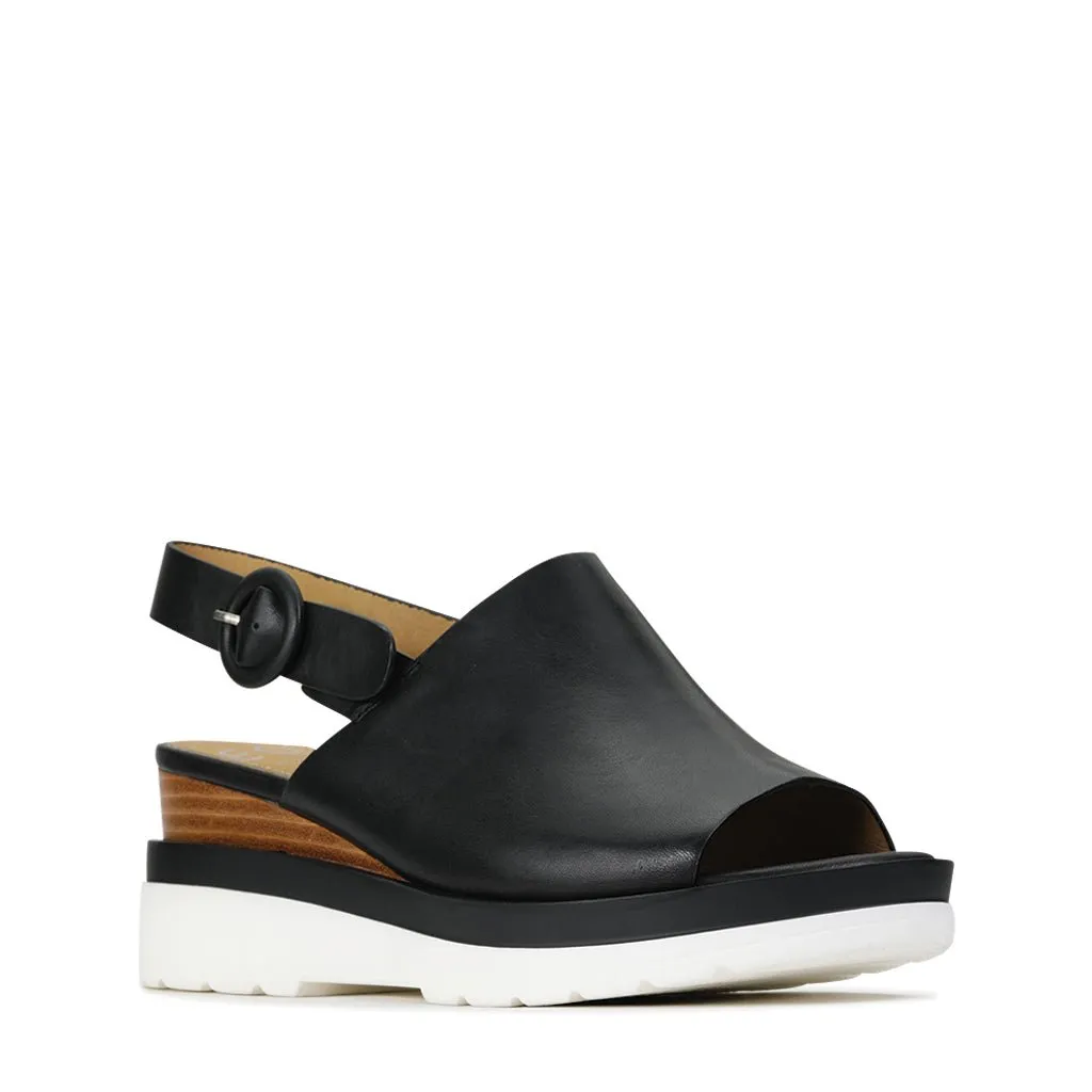 JARDON LEATHER WEDGE SANDAL