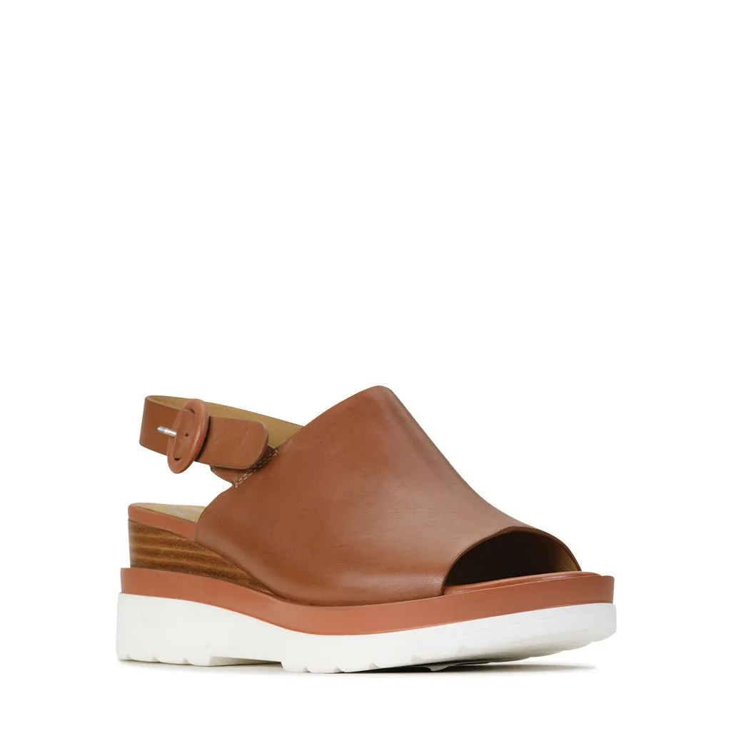 JARDON LEATHER WEDGE SANDAL