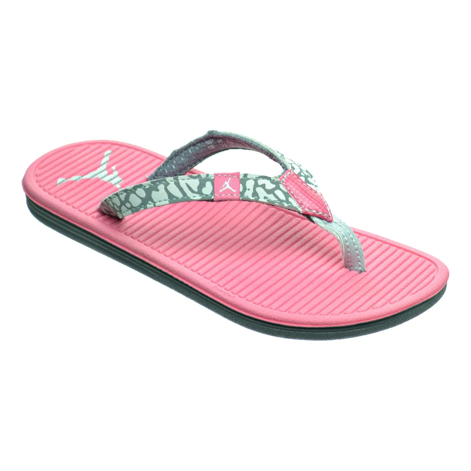 Jordan Girls Flip (PS) Little Kids Sandals Dynamic Pink/Platinum/Grey