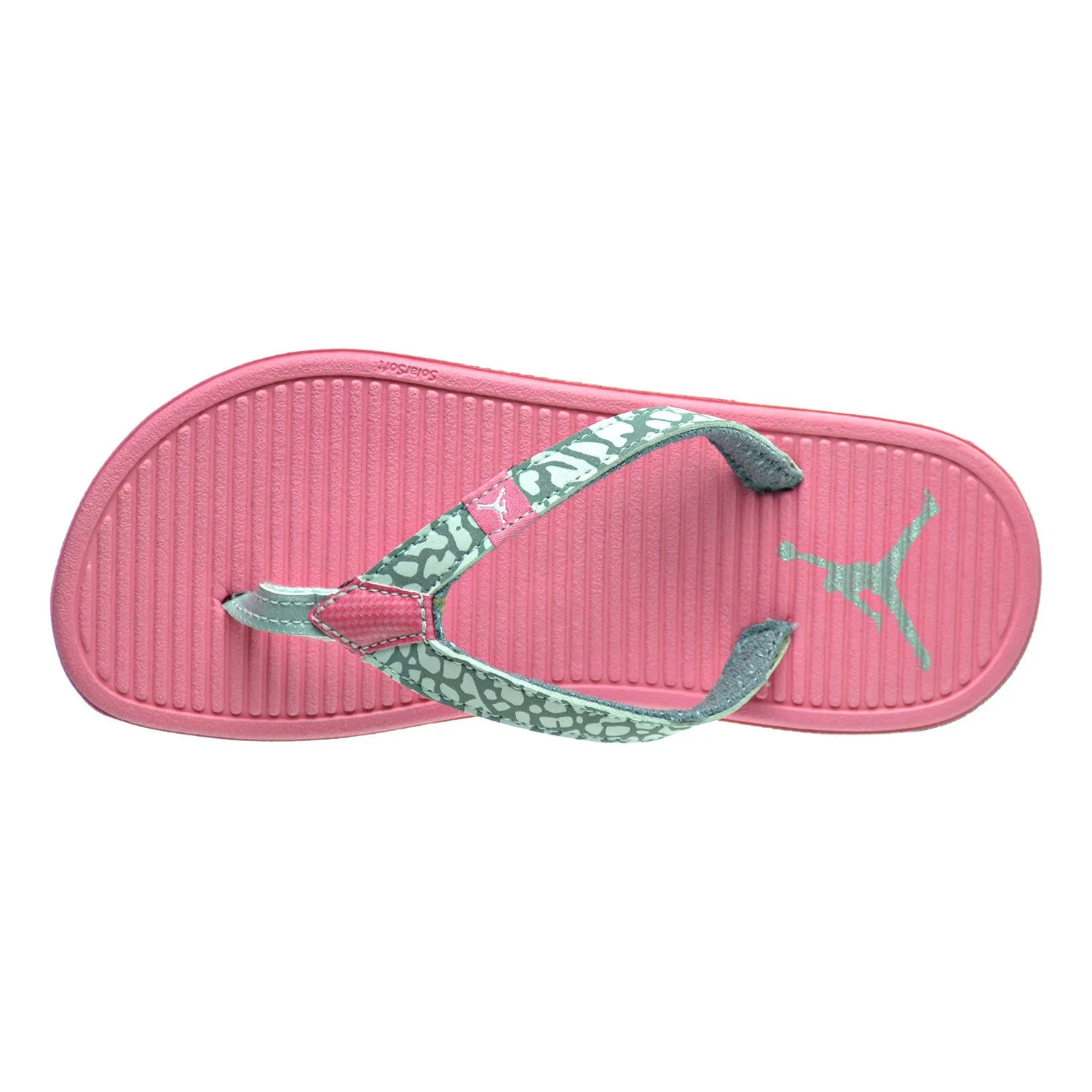 Jordan Girls Flip (PS) Little Kids Sandals Dynamic Pink/Platinum/Grey