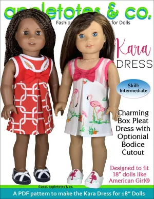 Kara Dress 18 Inch Doll Sewing Pattern