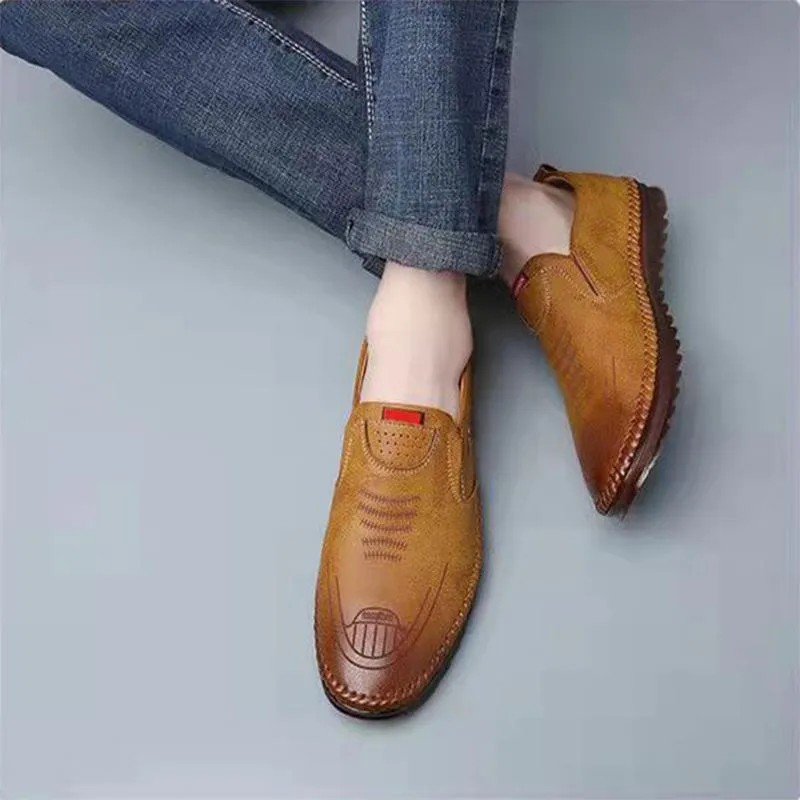 Leather Business Non Slip Breathable Shoes