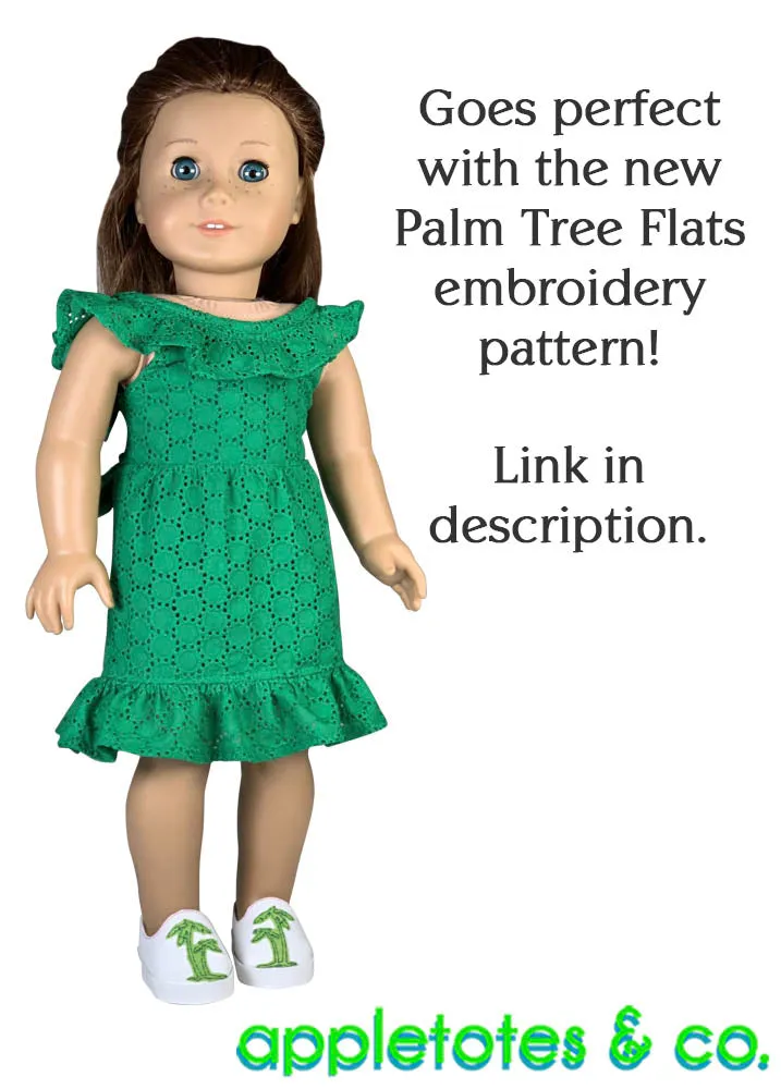 Lucy Dress Sewing Pattern for 18 Inch Dolls