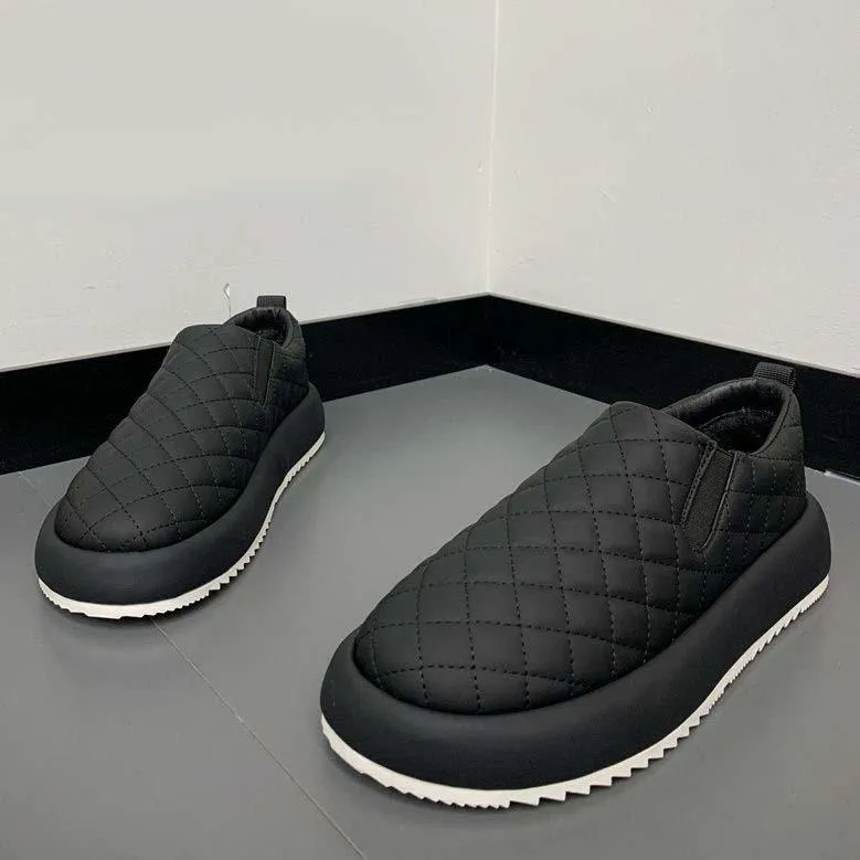 Men's Winter Fleece Casual Warm Slip-on Shoes