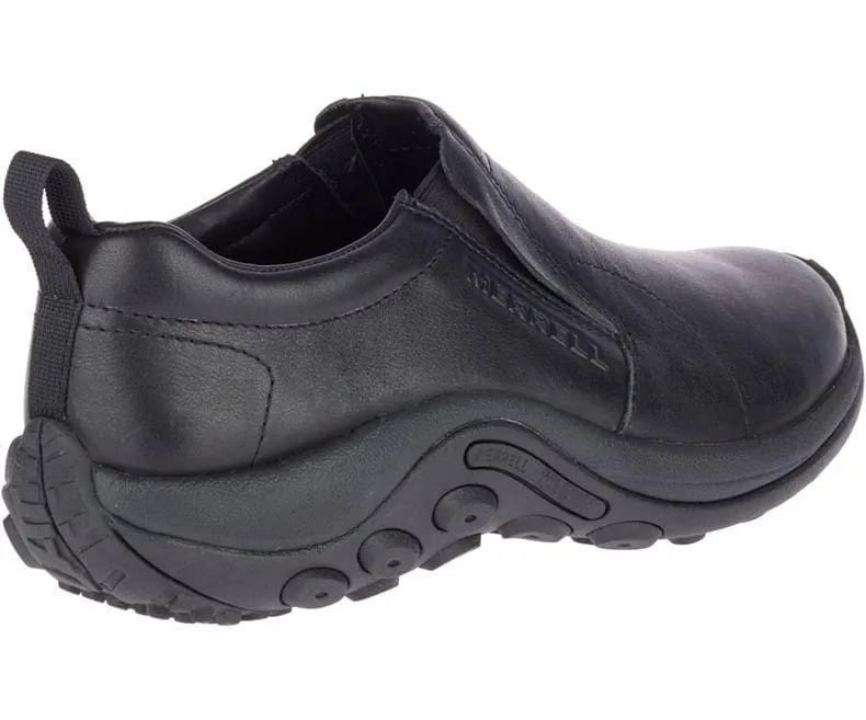 Merrell Men's Jungle Moc 2 Slip Ons- Black Leather