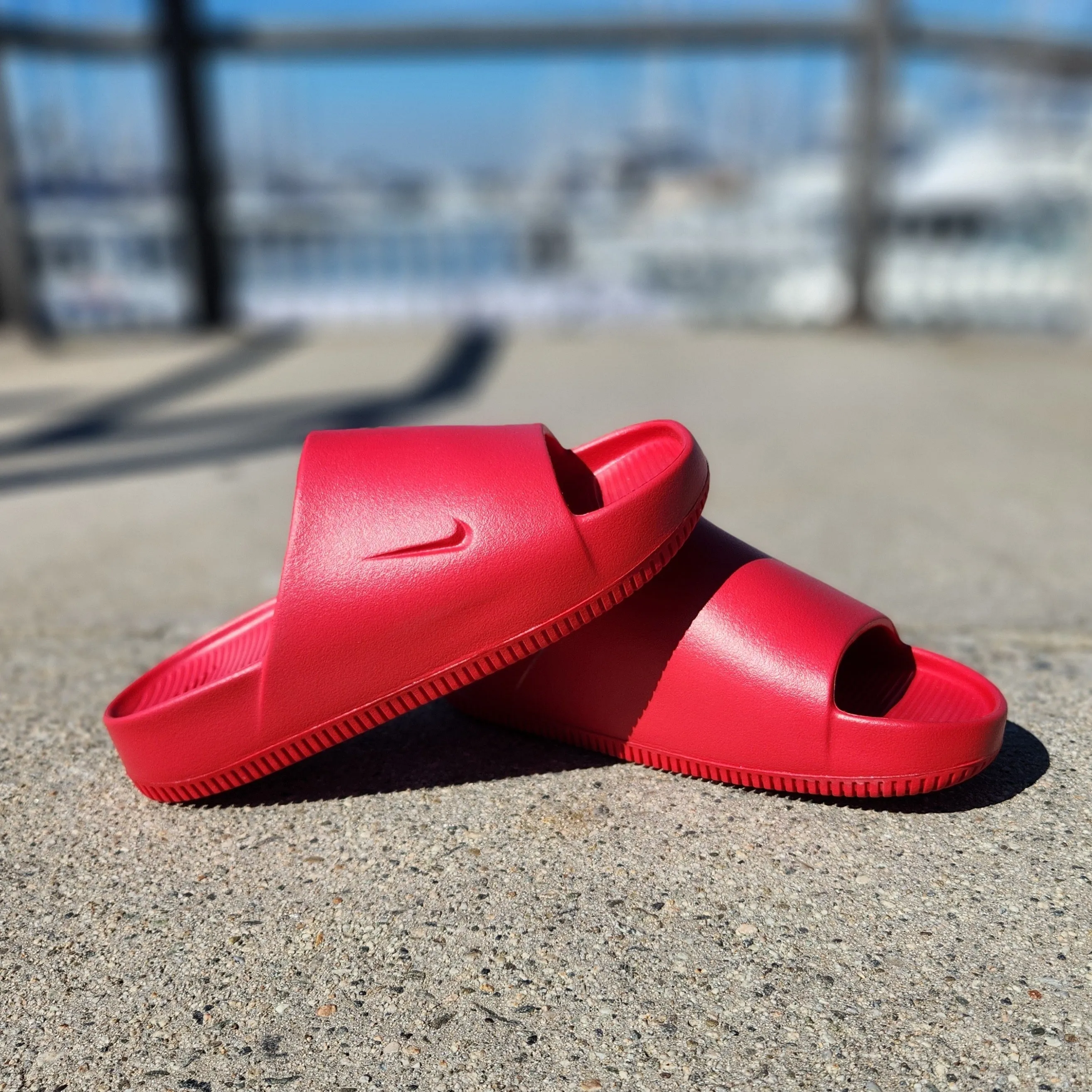 Nike Calm Slides 'RED OCTOBER'