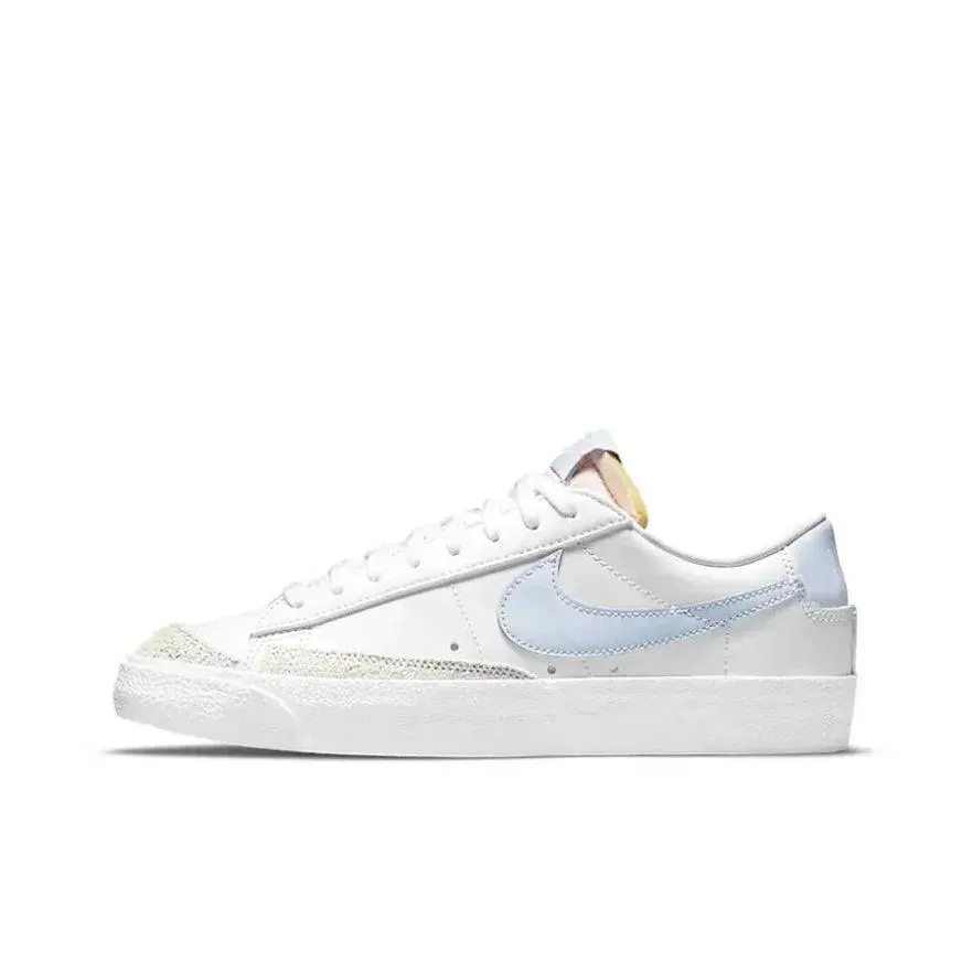 Nike New Blazer 77 Women sneakers Comfort breathable board Shoes Cushioning and wear resistance Shoes true white