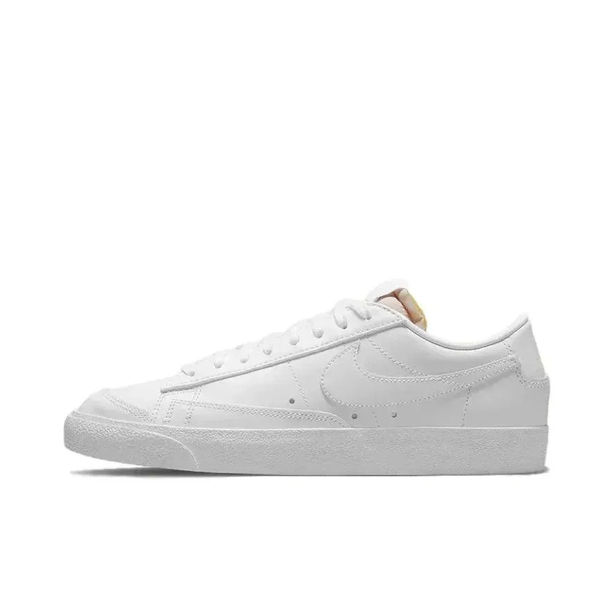 Nike New Blazer 77 Women sneakers Comfort breathable board Shoes Cushioning and wear resistance Shoes true white