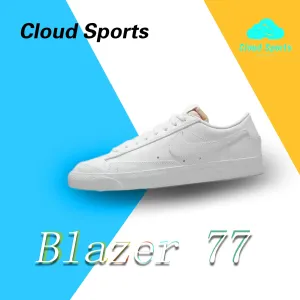 Nike New Blazer 77 Women sneakers Comfort breathable board Shoes Cushioning and wear resistance Shoes true white