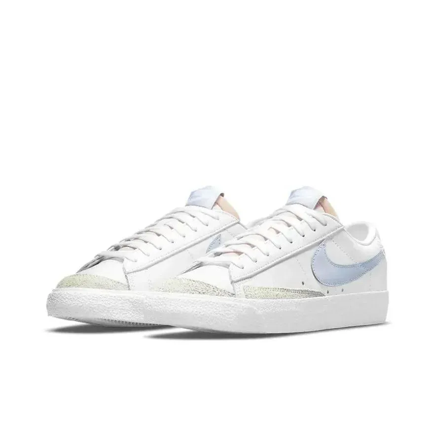 Nike New Blazer 77 Women sneakers Comfort breathable board Shoes Cushioning and wear resistance Shoes true white