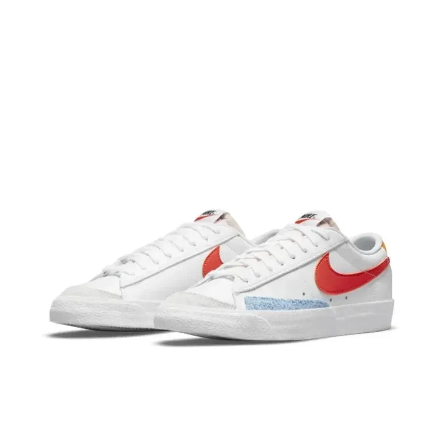 Nike New Blazer 77 Women sneakers Comfort breathable board Shoes Cushioning and wear resistance Shoes true white