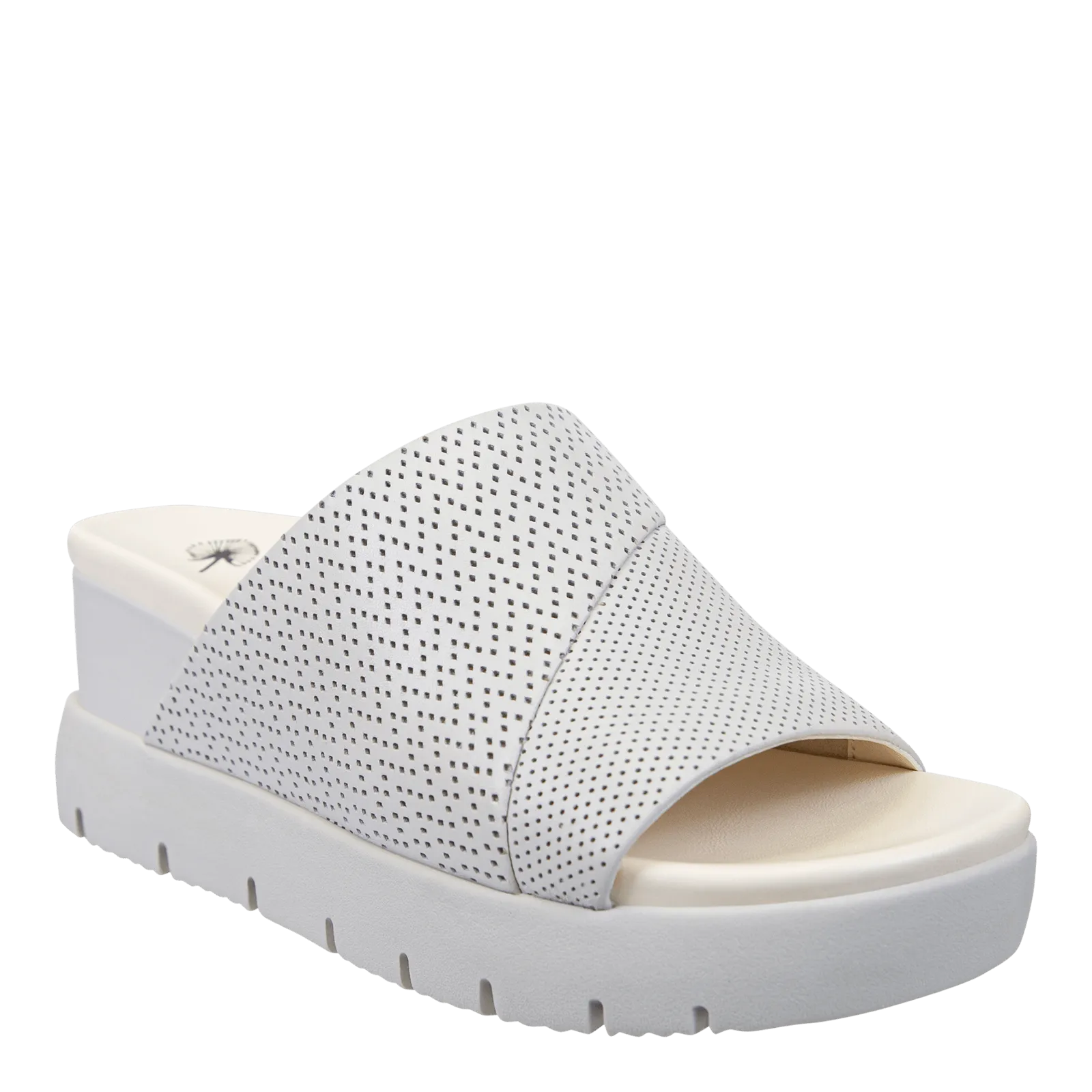 NORM in WHITE Wedge Sandals