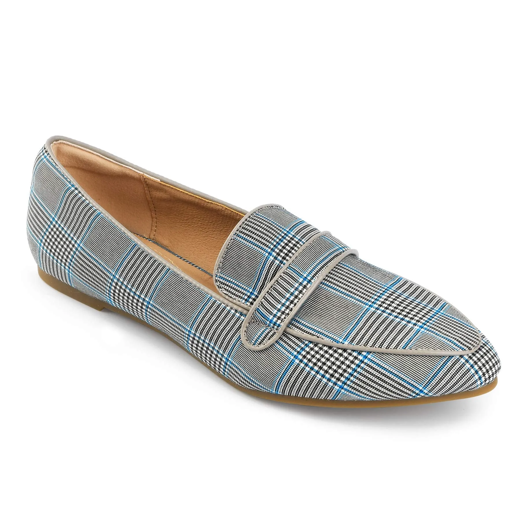 Pointed Toe Loafers Slip on Flat