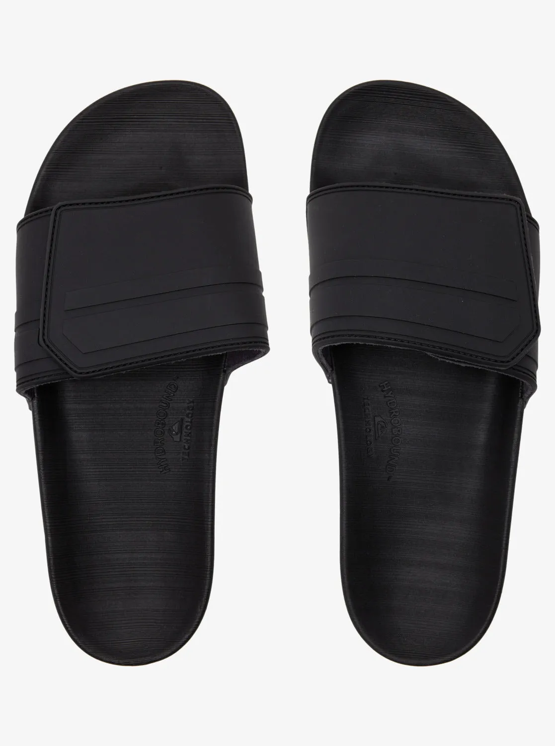 Rivi Adjustable Slides - Black/Grey/Black