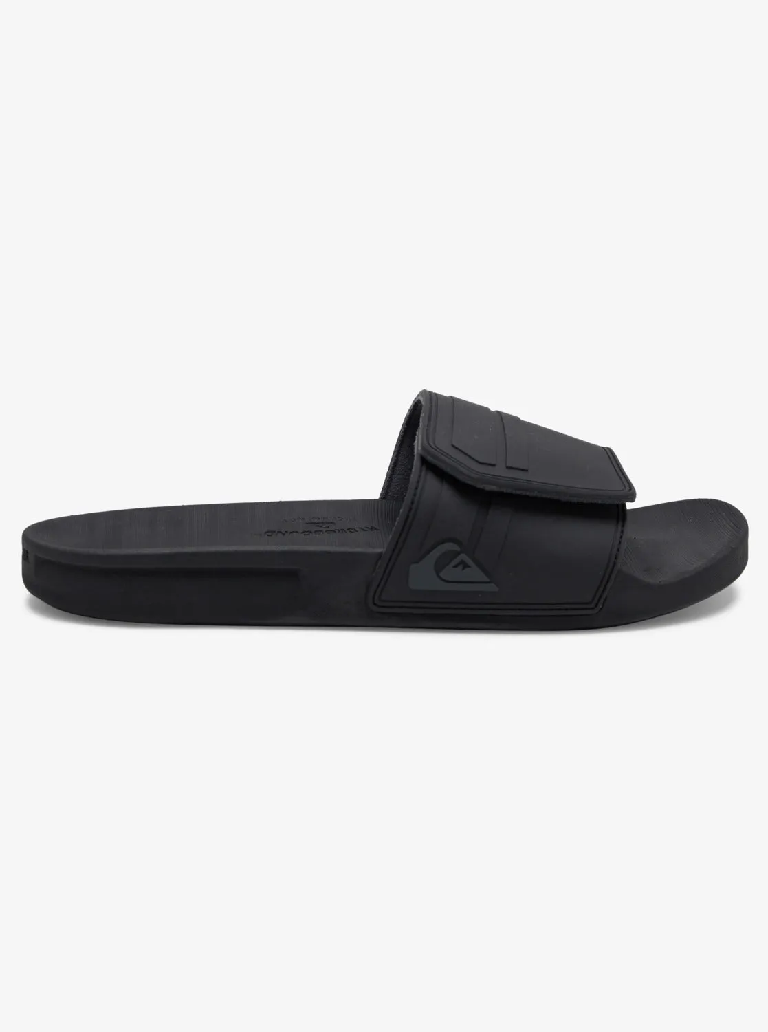 Rivi Adjustable Slides - Black/Grey/Black