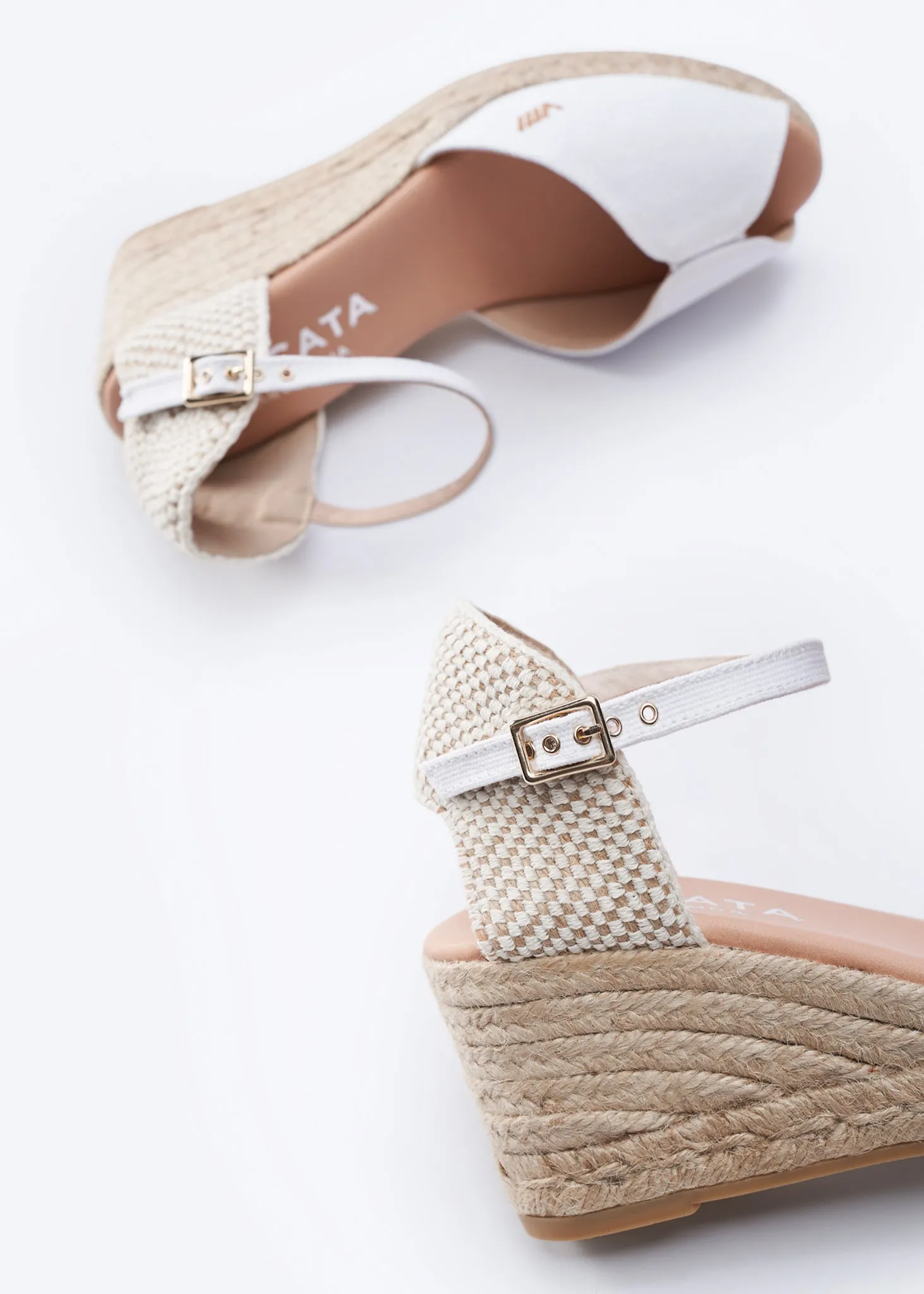 Sacova Limited Edition Canvas Espadrille Sandal Wedges