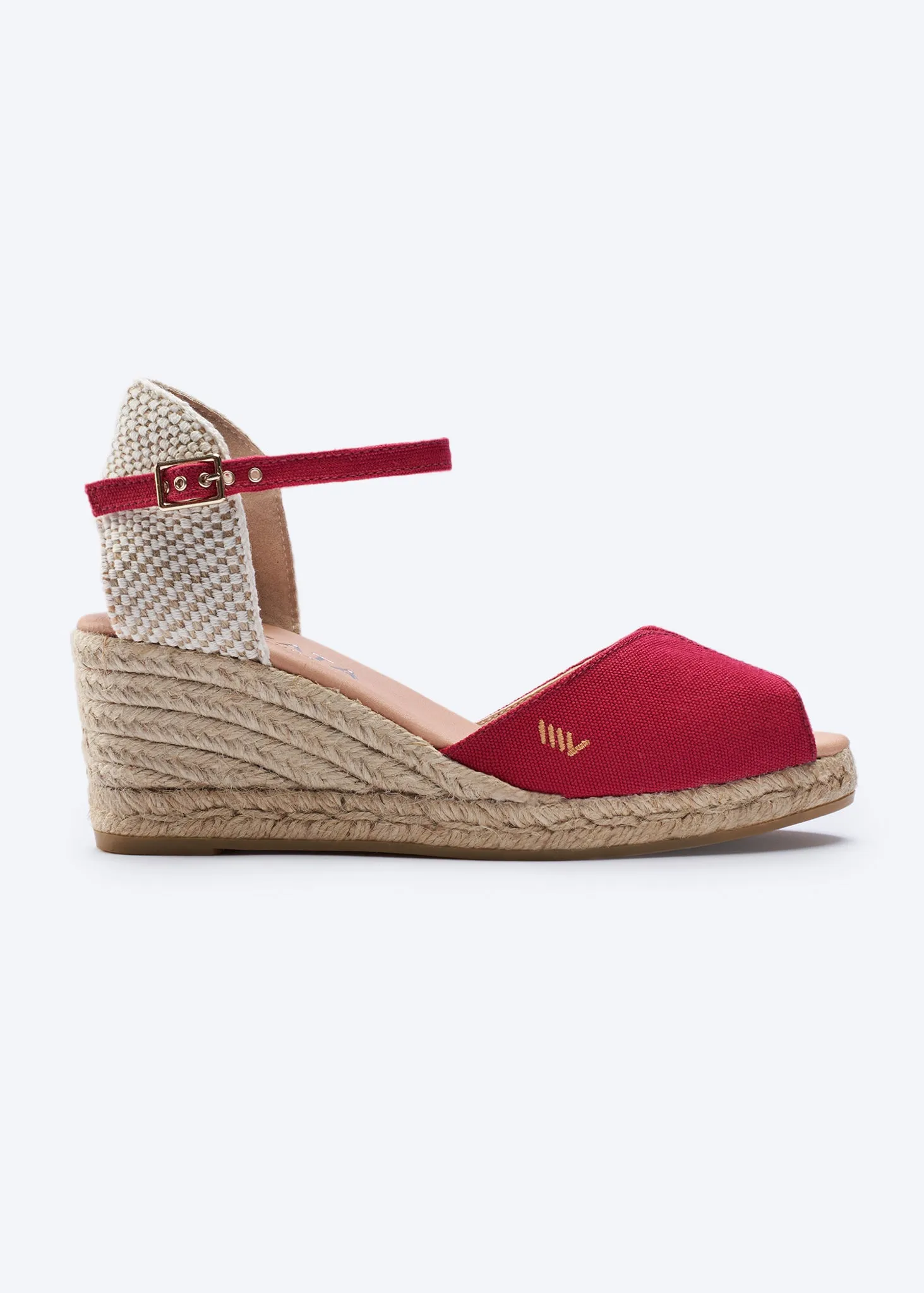 Sacova Limited Edition Canvas Espadrille Sandal Wedges