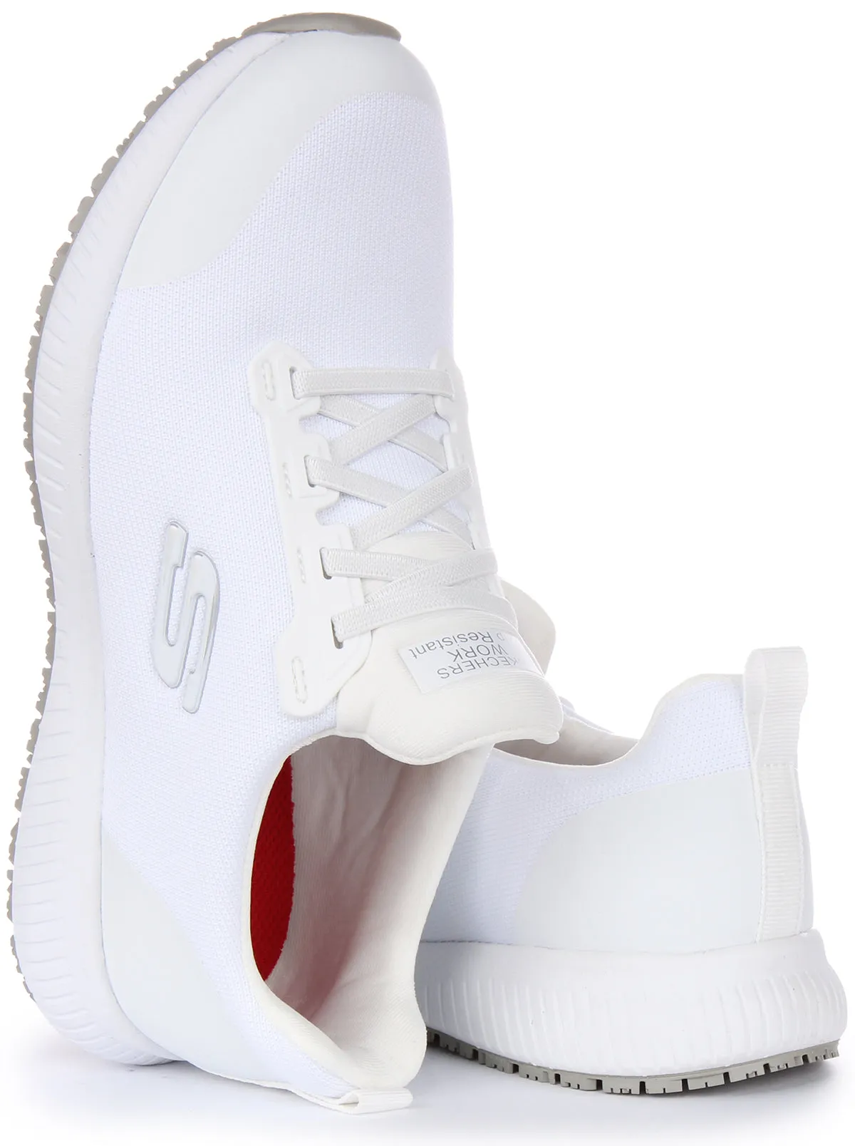 Skechers Squad SR In White For Women