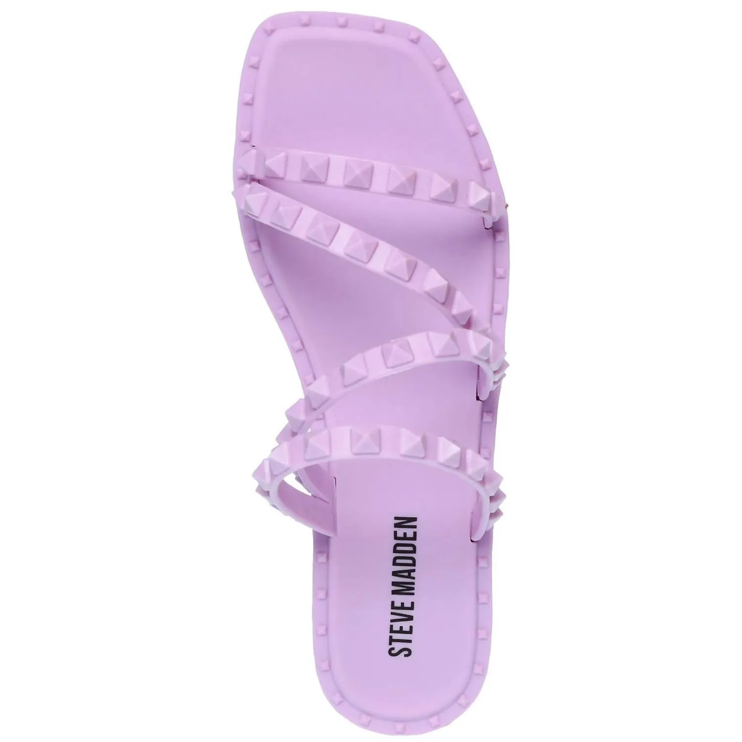 Skyler-J Studded Jelly Slide Sandals in Lilac