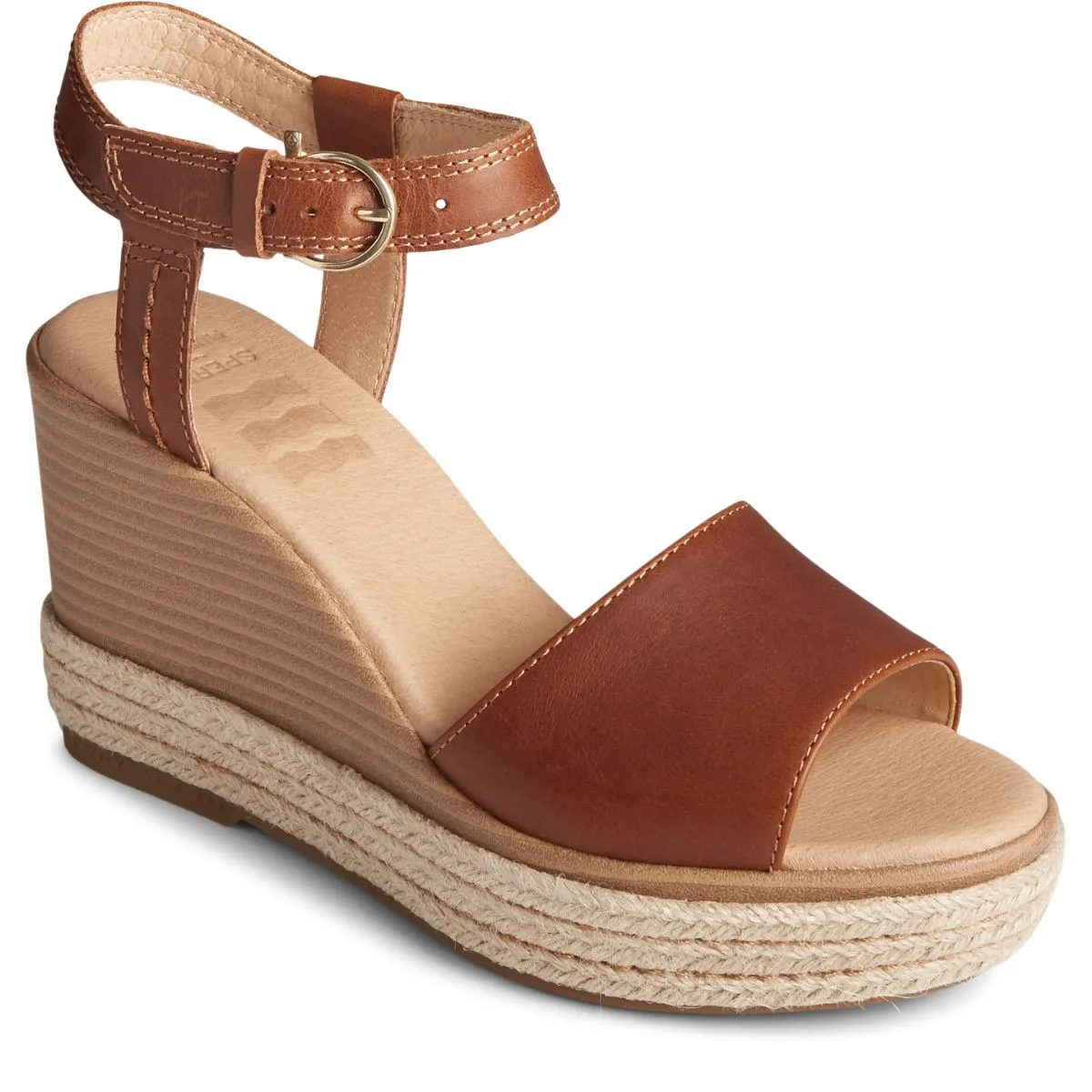 Sperry Women's Fairwater Plushwave Wedge in Tan