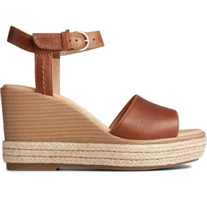 Sperry Women's Fairwater Plushwave Wedge in Tan