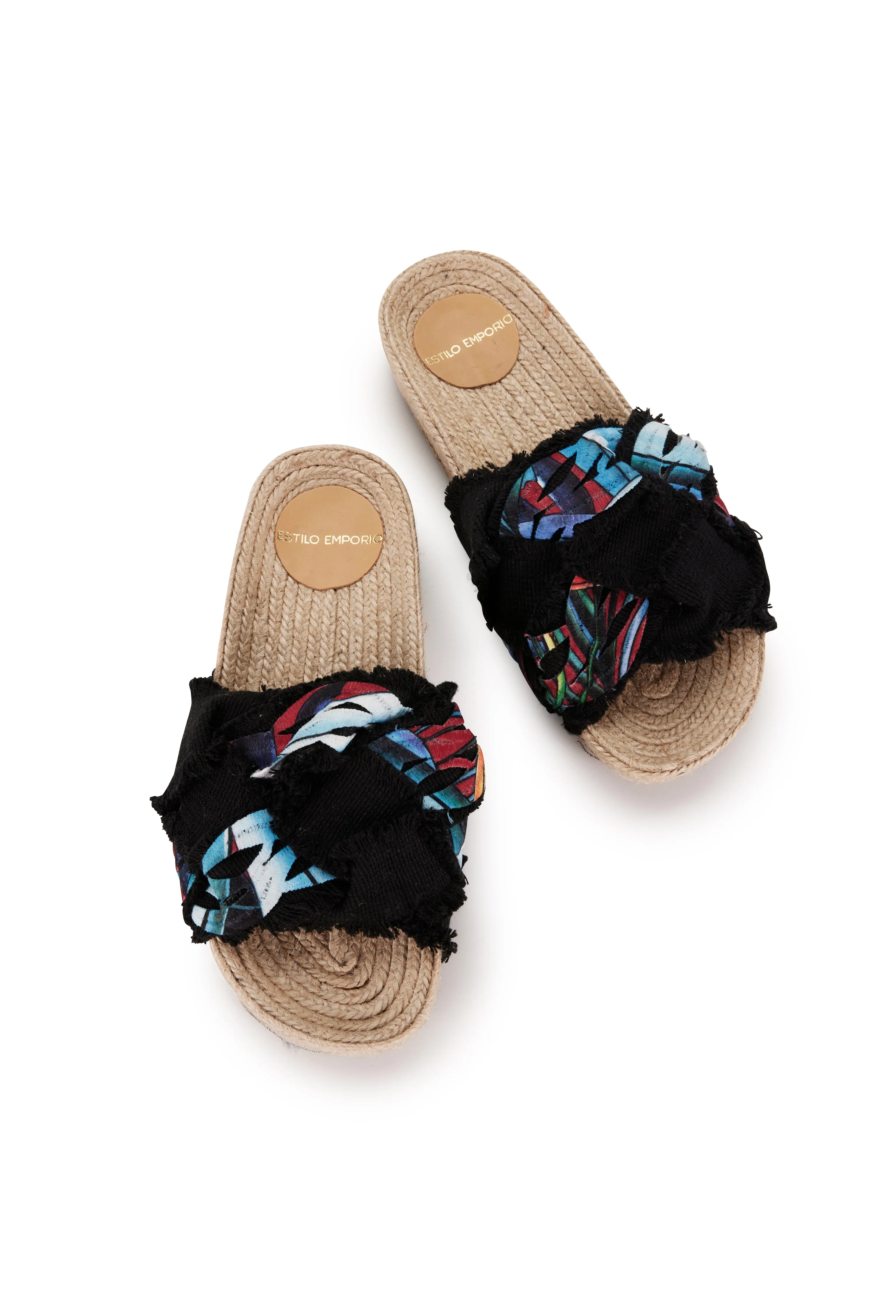 Streamer Slide - Black Multi