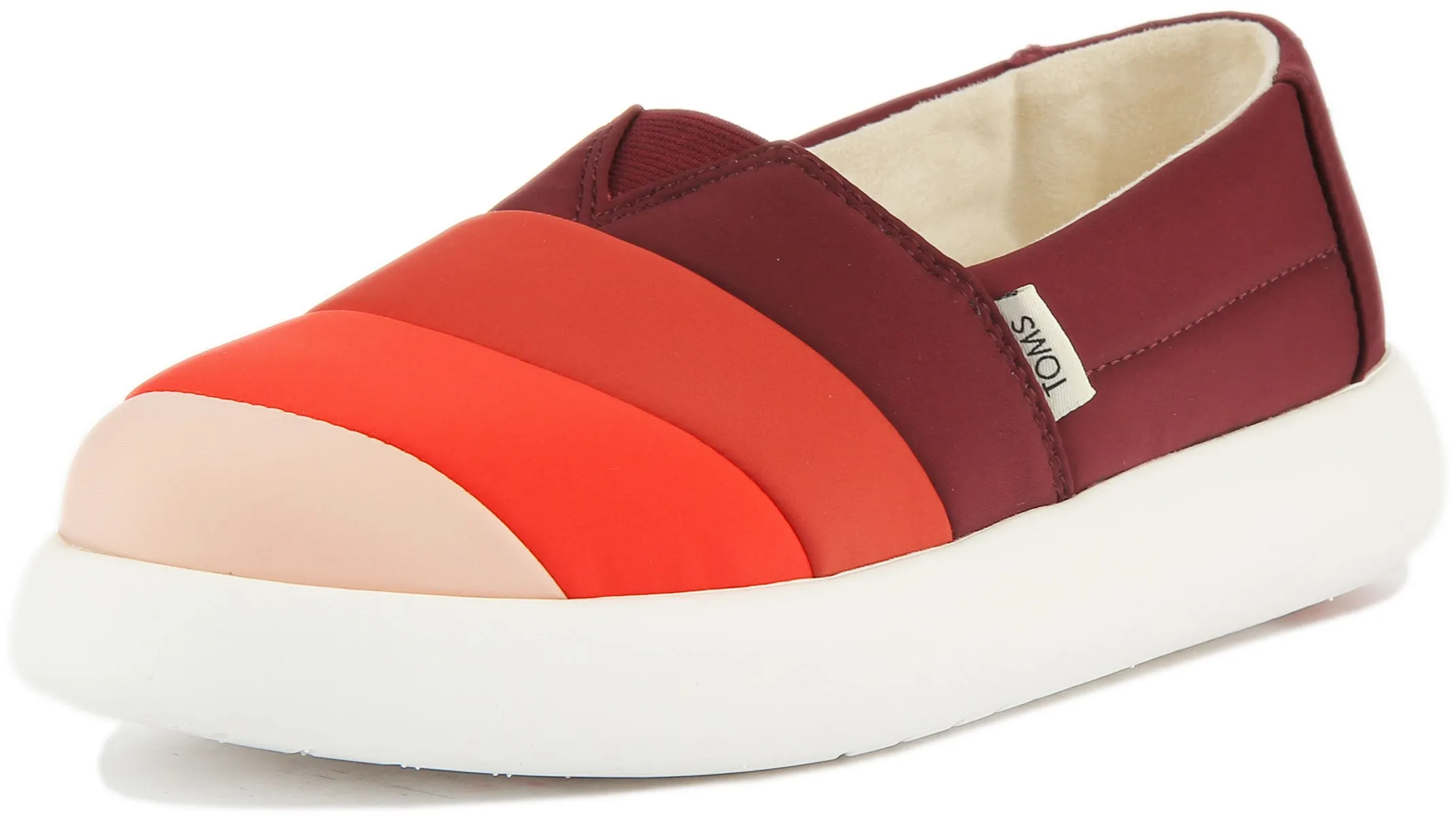 Toms Alpargata Mallow Shoes In Red Gradiant For Women