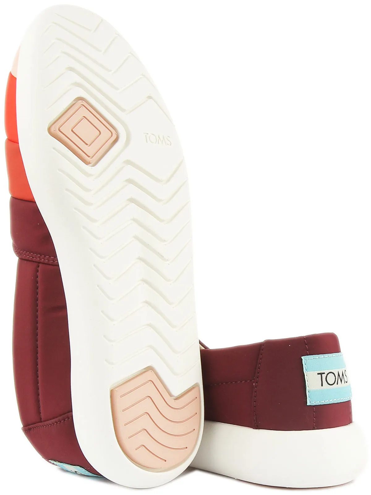 Toms Alpargata Mallow Shoes In Red Gradiant For Women