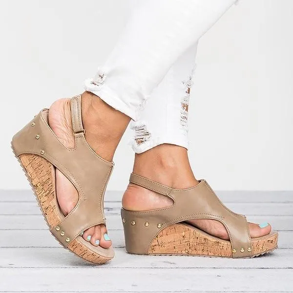 Wedges Heels Sandals With Platform