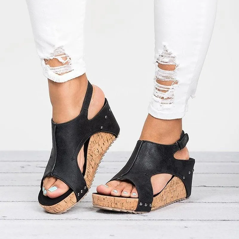 Wedges Heels Sandals With Platform