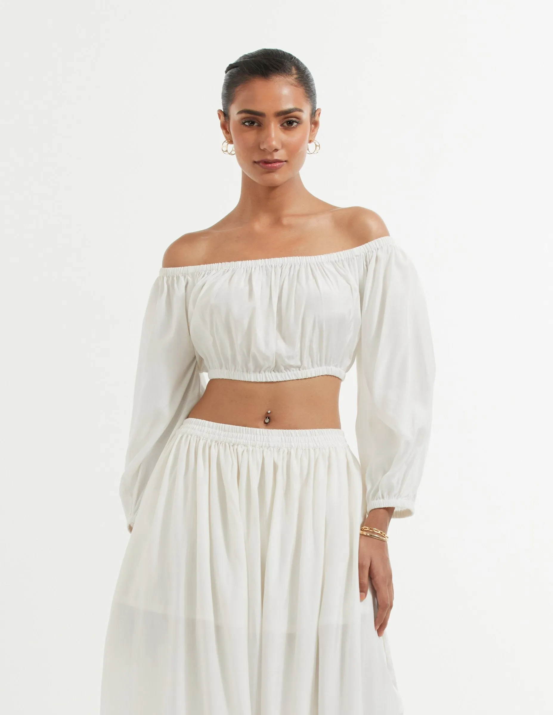 White Abel Co-Ord Set