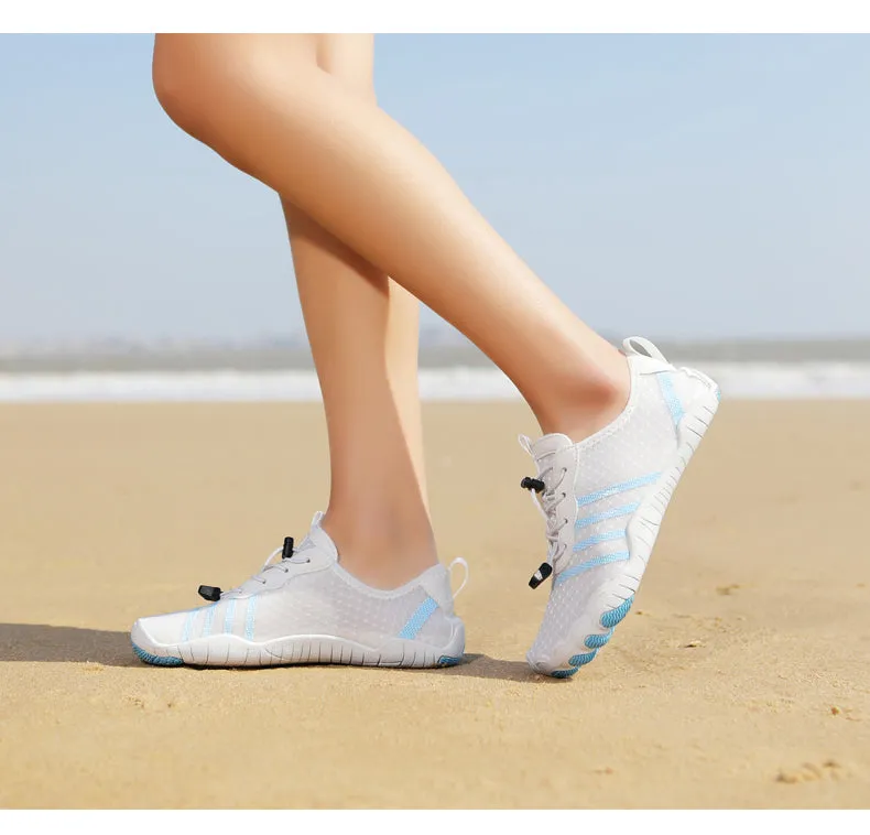 Women's Unisex Summer Breathable Water Shoes Aqua Shoes Lightweight Sporty Barefoot Shoes Non-Slip Outdoor Walking Minimalist