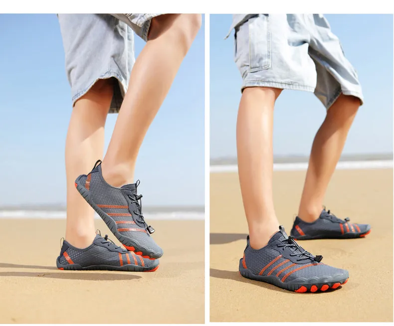 Women's Unisex Summer Breathable Water Shoes Aqua Shoes Lightweight Sporty Barefoot Shoes Non-Slip Outdoor Walking Minimalist