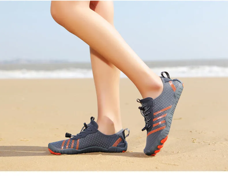 Women's Unisex Summer Breathable Water Shoes Aqua Shoes Lightweight Sporty Barefoot Shoes Non-Slip Outdoor Walking Minimalist