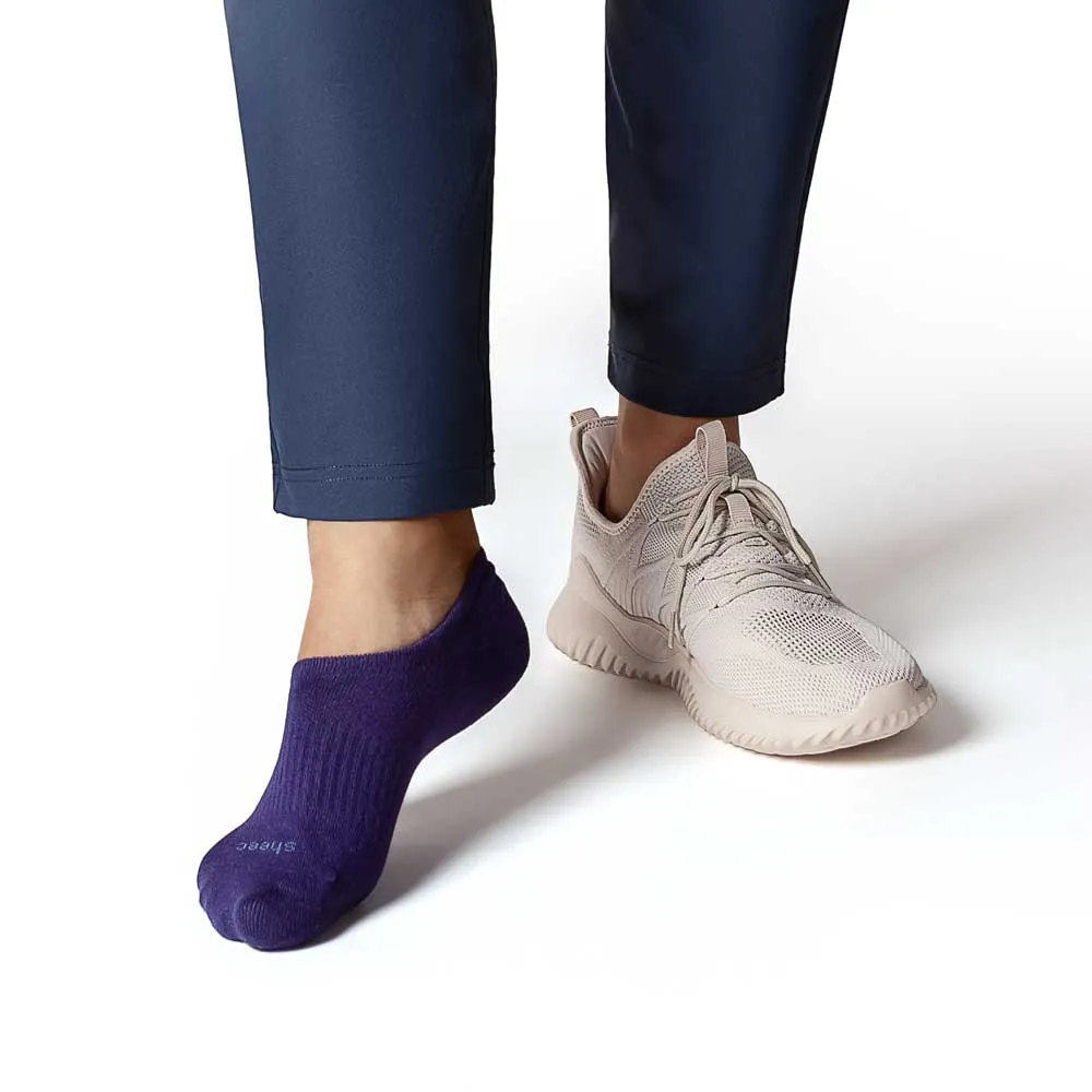 Youth High-cut Casual No Show Socks | Super Soft Modal / 3 Pair Multi Packs | Non-slip Guaranteed (Discontinued)