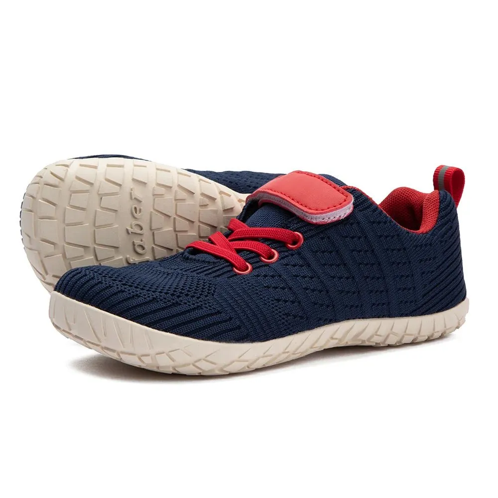 ZZFABER Kids' Barefoot Sneakers - Flexible Mesh Shoes for Boys and Girls